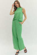 Molly Comfort Slack Green - Sugar Co.