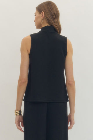 Molly Mock Neck Tank - Sugar Co.