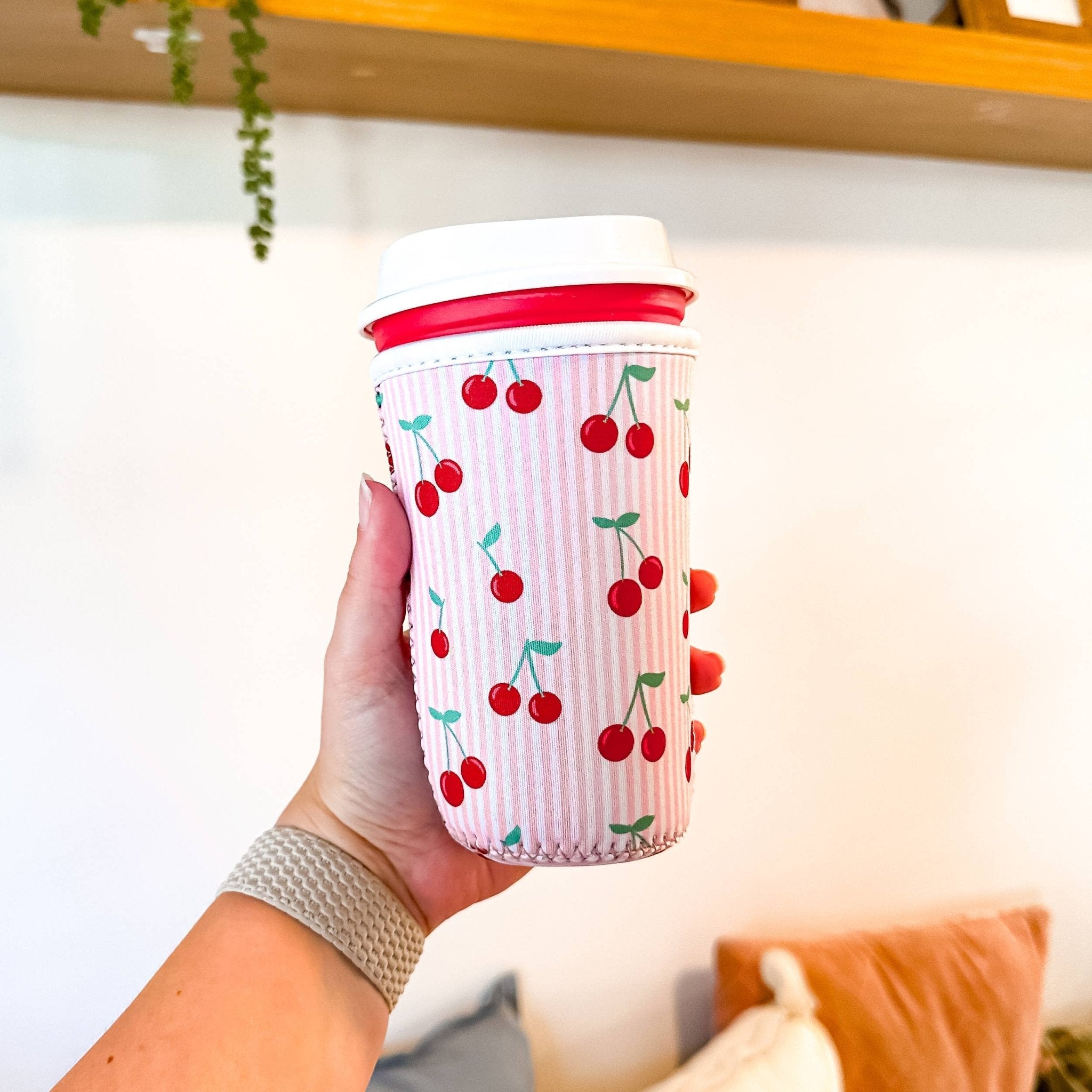 Mon Cheri (Cherries) | Iced Coffee Sleeve: Medium
