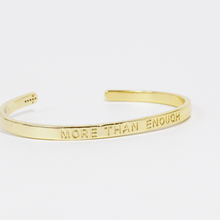 More Than Enough Bangle: Gold - Sugar Co.