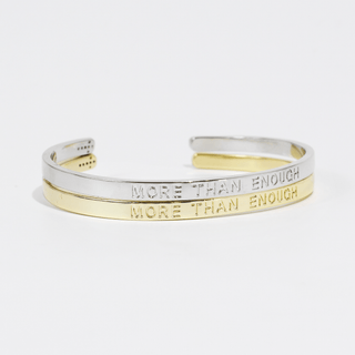 More Than Enough Bangle: Gold - Sugar Co.