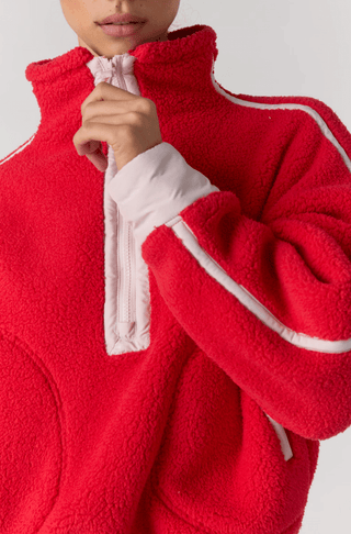 Mountain High Half Zip Fleece Apple - Sugar Co.