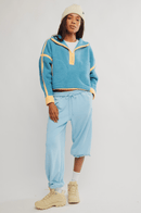 Mountain High Half Zip Fleece Celestial Blue - Sugar Co.