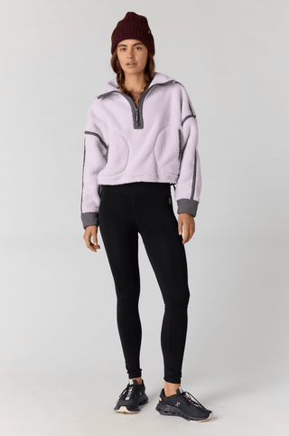 Mountain High Half Zip Fleece Lilac - Sugar Co.