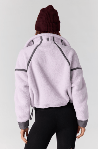 Mountain High Half Zip Fleece Lilac - Sugar Co.