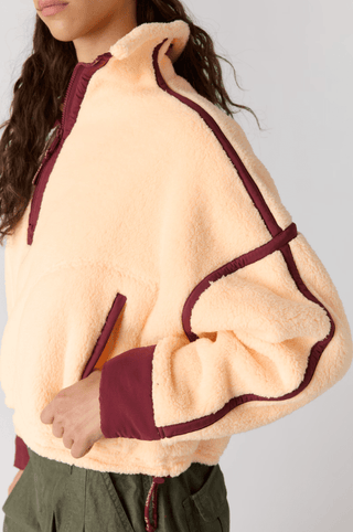 Mountain High Half Zip Fleece Pina Colada - Sugar Co.