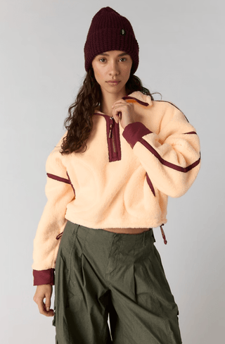 Mountain High Half Zip Fleece Pina Colada - Sugar Co.