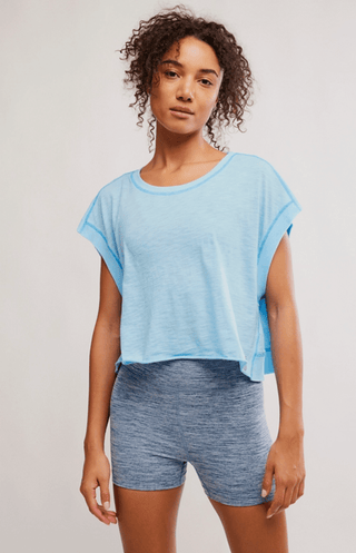 My Time Tee Bright Blue - Sugar Co.