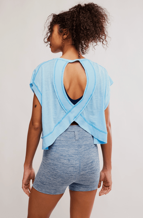 My Time Tee Bright Blue - Sugar Co.