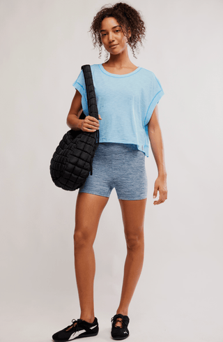 My Time Tee Bright Blue - Sugar Co.