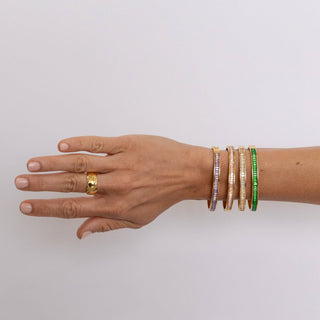Nicola Cz Bracelet: Gold - Sugar Co.