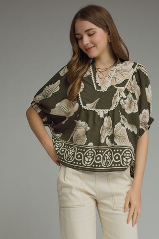 Olive Grove Blouse - Sugar Co.