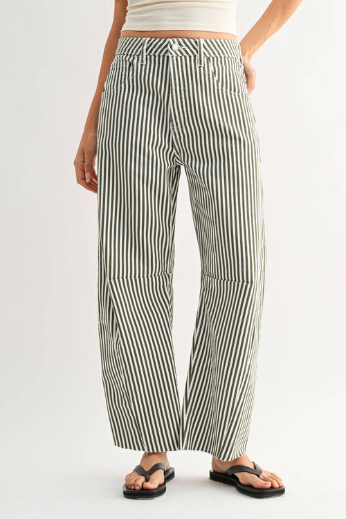 Olive You Barrel Jean - Sugar Co.