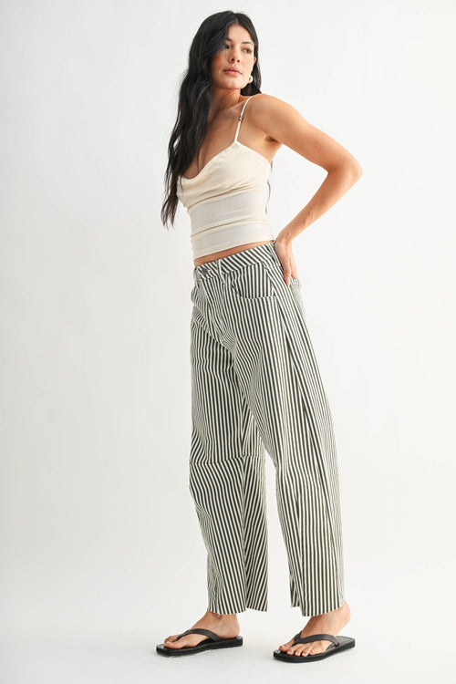 Olive You Barrel Jean - Sugar Co.