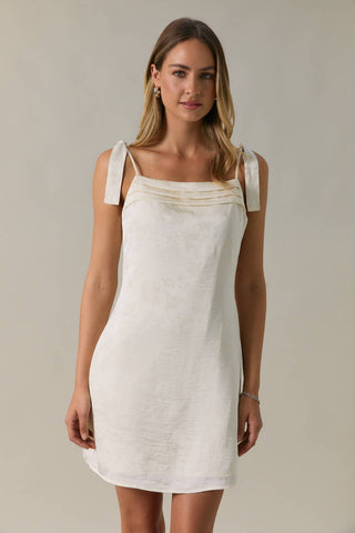 Olivia Slip Dress Cream Cream / S