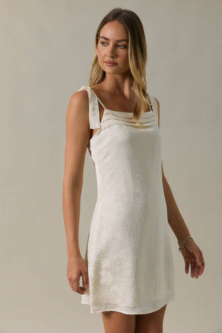 Olivia Slip Dress Cream - Sugar Co.