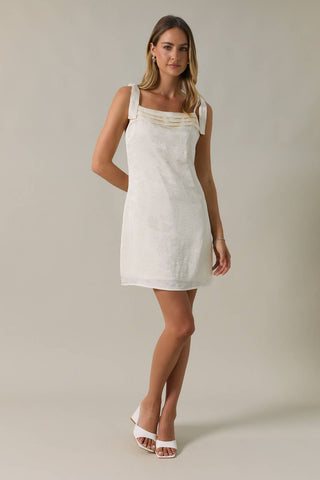 Olivia Slip Dress Cream - Sugar Co.