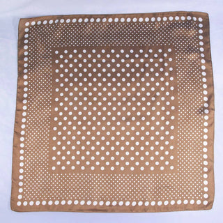 Ombre Polka Dot Print Satin Square Scarf: BR - Sugar Co.