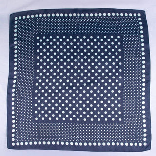 Ombre Polka Dot Print Satin Square Scarf: BR - Sugar Co.