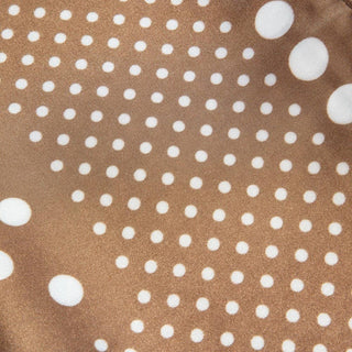 Ombre Polka Dot Print Satin Square Scarf: BR - Sugar Co.