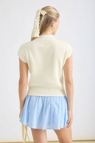On Repeat Sweater Cream - Sugar Co.