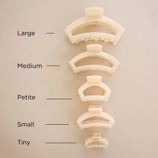 Open Almond Beige | Petite | Hair Clip - Sugar Co.