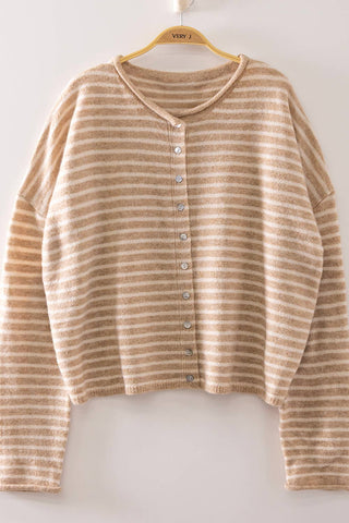 Parker Cardigan Mocha - Sugar Co.