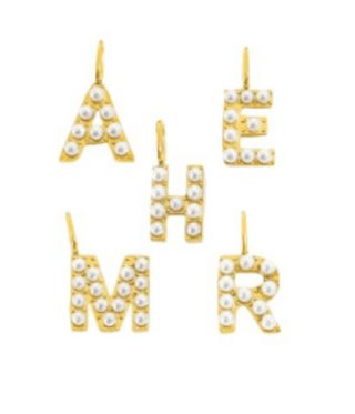 Pearl Letter Charms - Sugar Co.