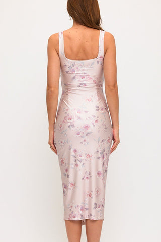 Penelope Floral Midi Dress - Sugar Co.