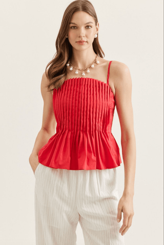 Perfectly Pleated Top - Sugar Co.