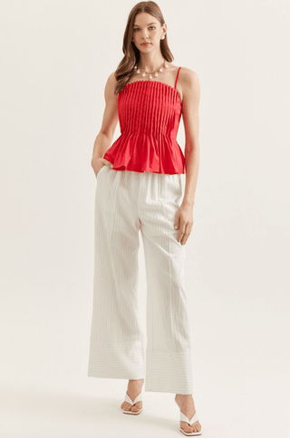Perfectly Pleated Top - Sugar Co.