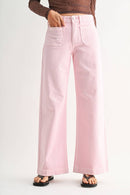 Pinky Patch Wide Leg - Sugar Co.
