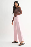 Pinky Patch Wide Leg - Sugar Co.