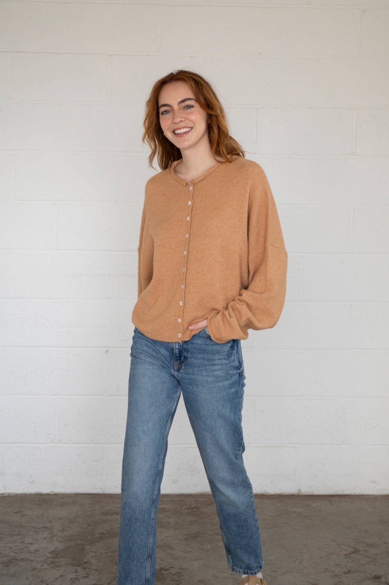 Piper Cardigan Camel