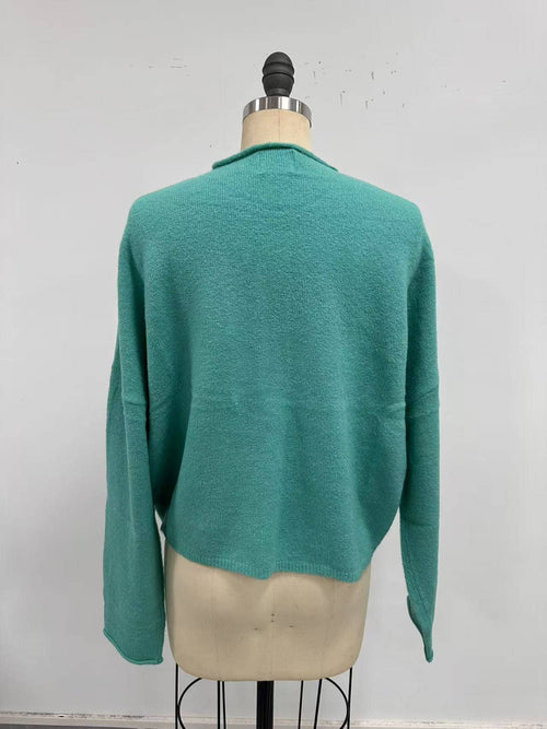 Piper Cardigan: Turquoise - Sugar Co.