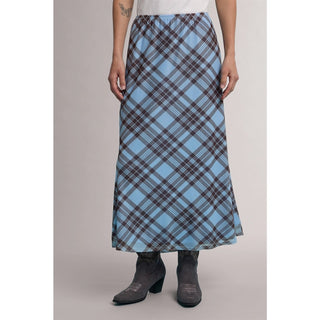 Plaid Midi Skirt - Sugar Co.
