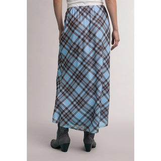 Plaid Midi Skirt - Sugar Co.