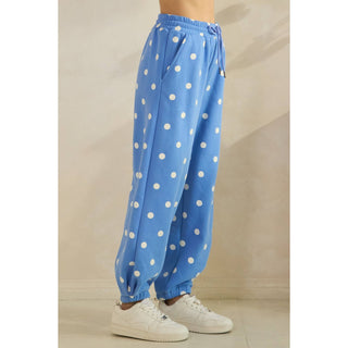Playful Dot Lounge Pants: Magenta/Pink - Sugar Co.