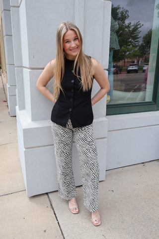 Polished Moment Vest - Sugar Co.