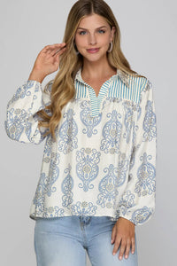 Polished Petals Blouse