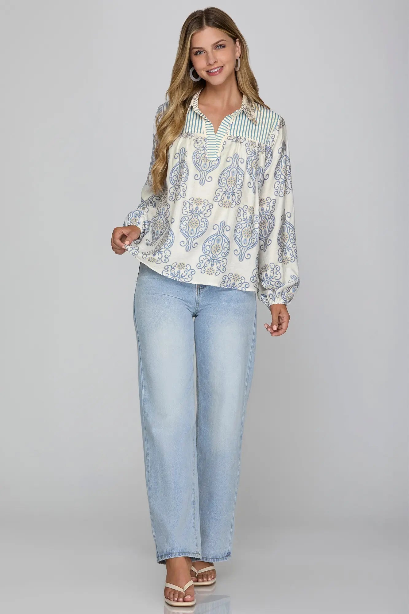 Polished Petals Blouse - Sugar Co.