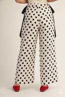 Polka Dot Wide Leg Pant - Sugar Co.