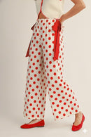Polka Dot Wide Leg Pant - Sugar Co.