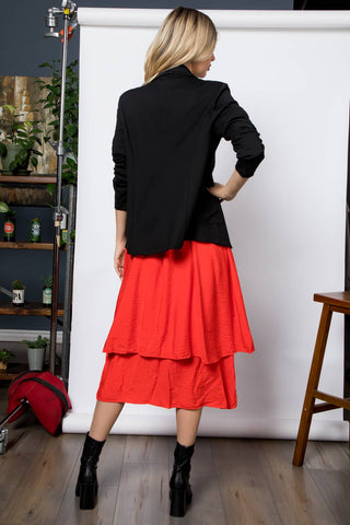 Power Move Ponte Blazer Black - Sugar Co.