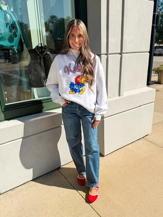 Pressbox | Kansas Mockneck Fleece Tampa - Sugar Co.