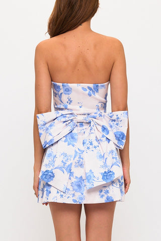 Pretty Bow Mini Dress - Sugar Co.