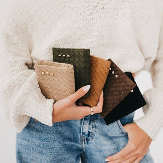 Pretty Simple | Kat Suede Wallet Chocolate - Sugar Co.