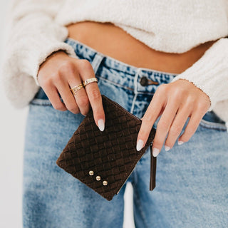 Pretty Simple | Kat Suede Wallet Chocolate - Sugar Co.