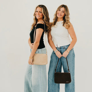 Pretty Simple | Suede Harper Hobo Shoulder Bag Chocolate - Sugar Co.