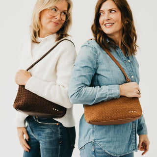 Pretty Simple | Suede Harper Hobo Shoulder Bag Chocolate - Sugar Co.